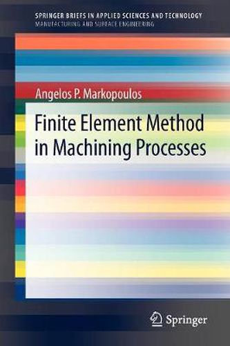 Cover image for Finite Element Method in Machining Processes