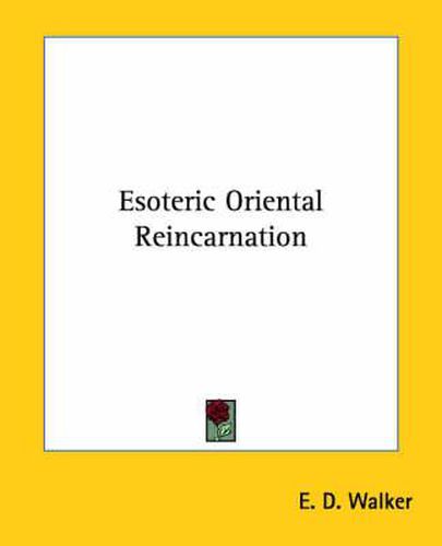 Cover image for Esoteric Oriental Reincarnation