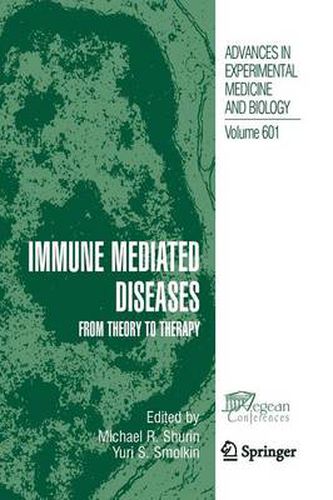 Cover image for Immune Mediated Diseases: From Theory to Therapy