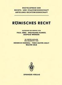 Cover image for Roemisches Recht