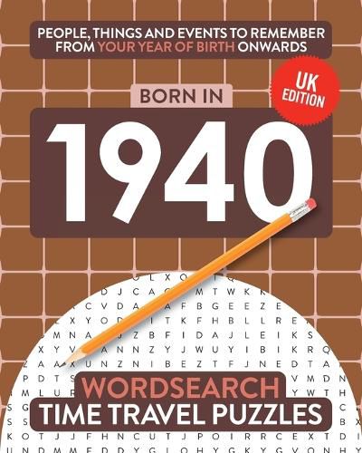 Cover image for Born in 1940: Your Life in Wordsearch Puzzles