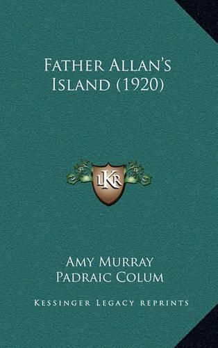 Cover image for Father Allan's Island (1920)