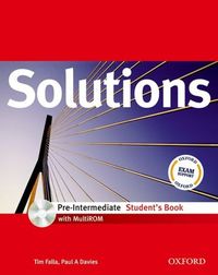Cover image for Solutions: Pre-Intermediate: Student's Book with MultiROM Pack