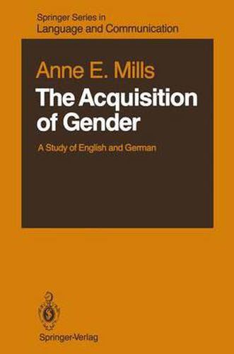 Cover image for The Acquisition of Gender: A Study of English and German