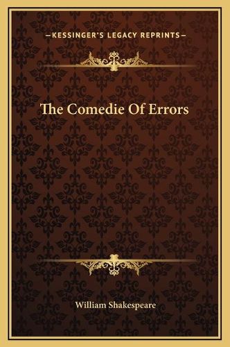 Cover image for The Comedie of Errors