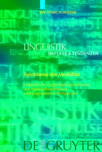 Cover image for Spielraume der Medialitat
