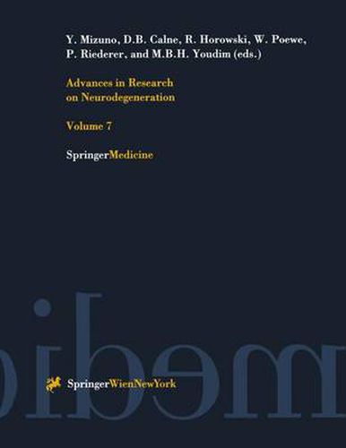 Cover image for Advances in Research on Neurodegeneration: Volume 7