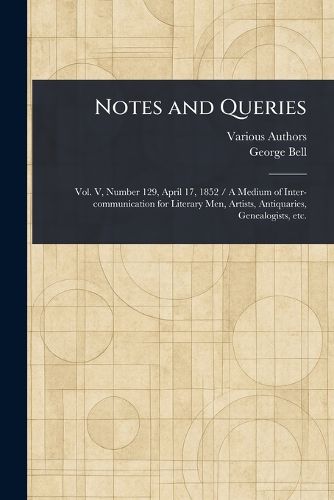 Cover image for Notes and Queries