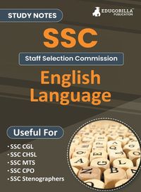 Cover image for Study Notes for English Language - Topicwise Notes for CGL, CHSL, SSC MTS, CPO and Other SSC Exams with Solved MCQs