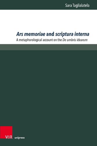 Cover image for Ars memoriae and scriptura interna: A metaphorological account on the De umbris idearum