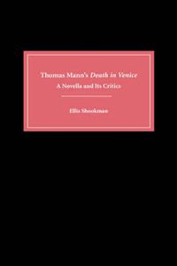 Cover image for Thomas Mann's Death in Venice: A Novella and Its Critics