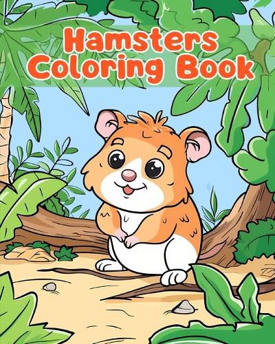 Cover image for Hamsters Coloring Book