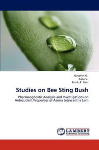 Cover image for Studies on Bee Sting Bush