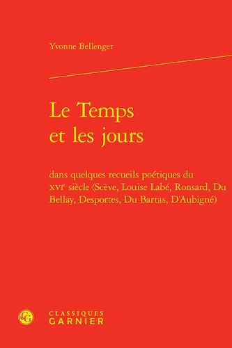 Cover image for Le Temps Et Les Jours