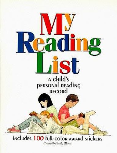 Cover image for My Reading List: A Child's Personal Reading Record