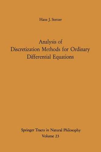 Cover image for Analysis of Discretization Methods for Ordinary Differential Equations