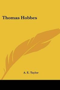 Cover image for Thomas Hobbes