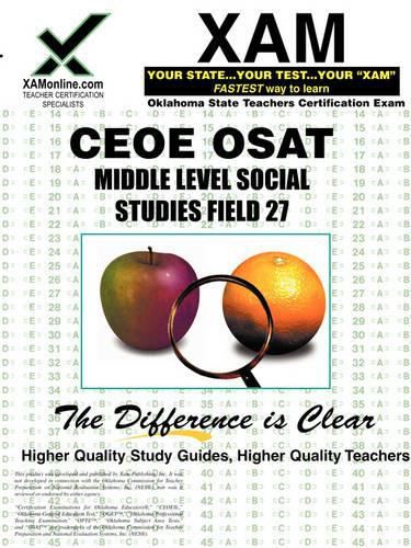 Cover image for Ceoe Osat Middle Level Social Studies Field 27 Teacher Certification Test Prep Study Guide