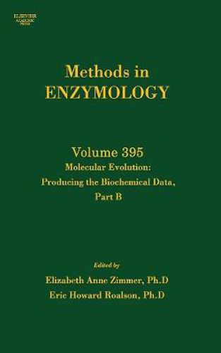 Cover image for Molecular Evolution, Producing the Biochemical Data, Part B