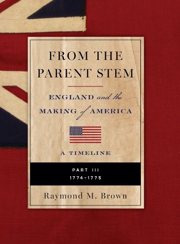 Cover image for FROM THE PARENT STEM. England and the Making of America