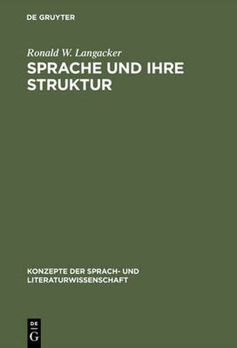 Cover image for Sprache und ihre Struktur