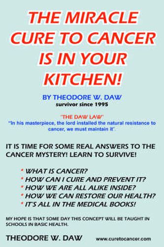 Cover image for The Miracle Cure to Cancer is in Your Kitchen!