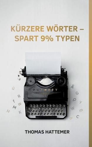 Cover image for Kurzere Woerter - spart 9% Typen