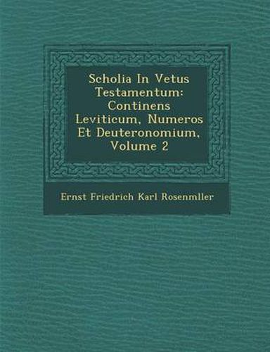 Cover image for Scholia in Vetus Testamentum