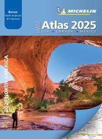 Cover image for Large Format Atlas 2025 USA - Canada - Mexico (A3-Paperback)