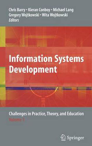 Cover image for Information Systems Development: Challenges in Practice, Theory, and Education Volume 1