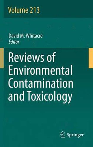 Cover image for Reviews of Environmental Contamination and Toxicology Volume 213