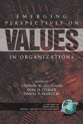 Cover image for Emerging Perspectives Values in Organizations