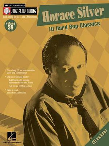 Cover image for Horace Silver: Jazz Play-Along Volume 36