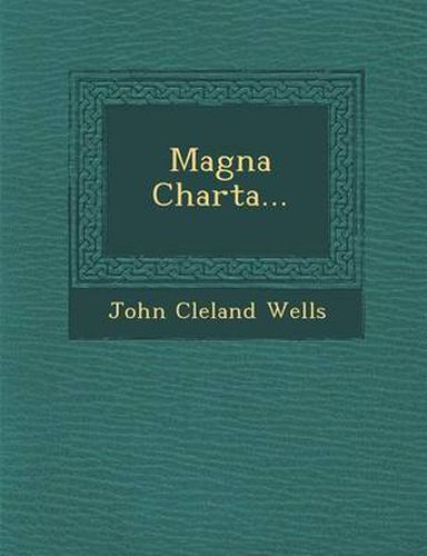 Cover image for Magna Charta...