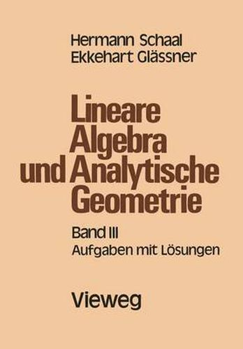 Cover image for Lineare Algebra und Analytische Geometrie