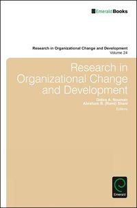 Cover image for Research in Organizational Change and Development