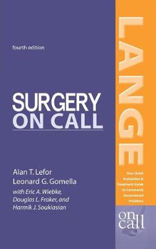 Cover image for Surgery On Call, Fourth Edition