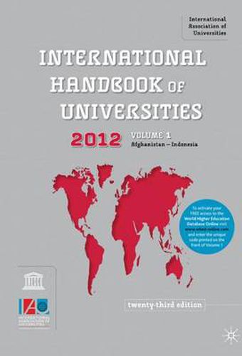 Cover image for International Handbook of Universities