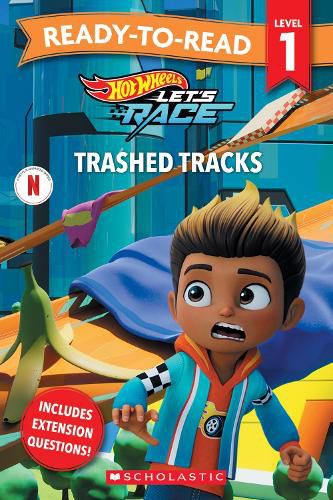Cover image for Hot Wheels Let's Race: Trashed Tracks - Ready-to-Read Level 1 (Mattel)