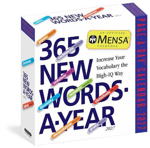 Cover image for Mensa (R) 365 New Words-a-Year Page-A-Day (R) Calendar 2027