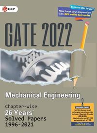 Cover image for Gate 2022 Mechanical Engineering - 26 Years Chapter-Wise Solved Papers (1996-2021)