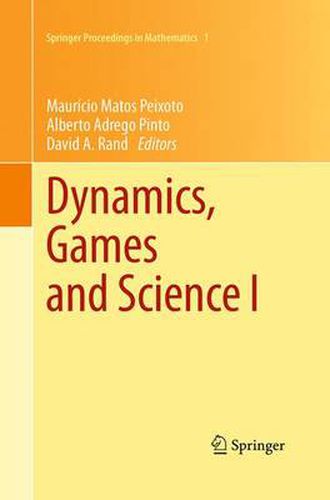 Cover image for Dynamics, Games and Science I: DYNA 2008, in Honor of Mauricio Peixoto and David Rand, University of Minho, Braga, Portugal, September 8-12, 2008