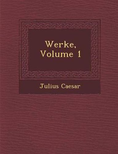 Cover image for Werke, Volume 1