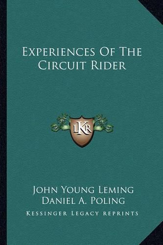 Cover image for Experiences of the Circuit Rider