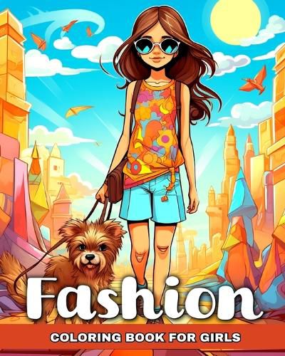Cover image for Fashion Coloring Book for Girls