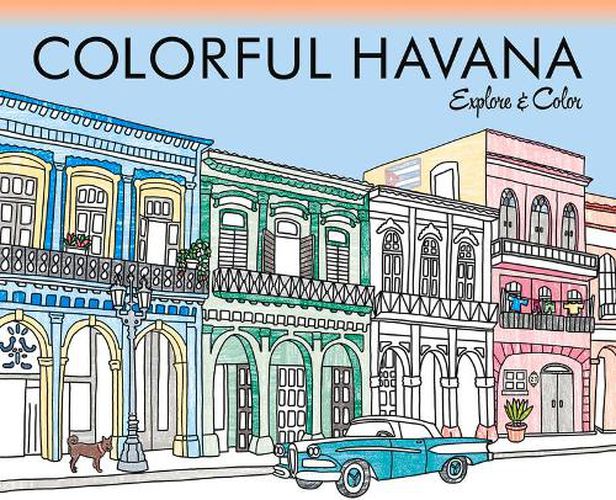 Cover image for Colorful Havana: Explore & Color