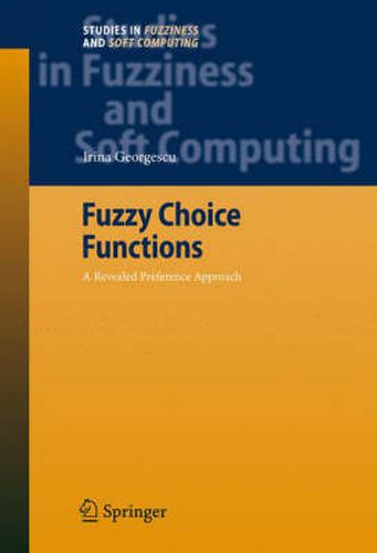 Fuzzy Choice Functions: A Revealed Preference Approach