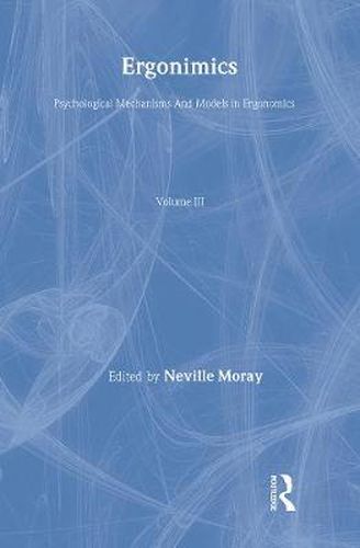 Cover image for Ergonomics Mw Vol 3:Psych Mech