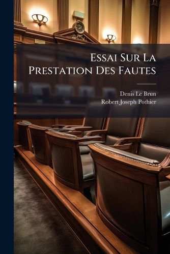 Cover image for Essai Sur La Prestation Des Fautes