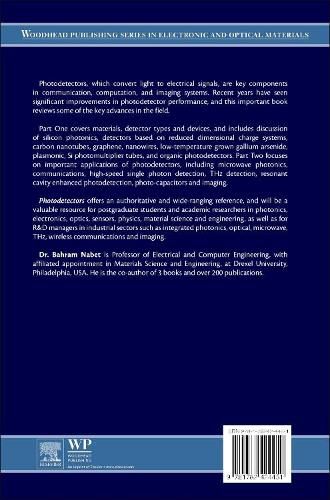 Cover image for Photodetectors: Materials, Devices and Applications
